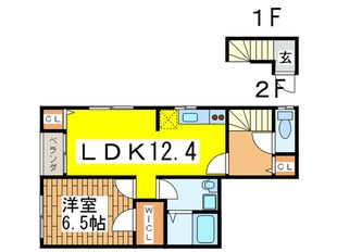 コ－トブランの物件間取画像